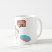 twee muizen, je bent lelijk koffiemok (Voorkant rechts)