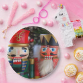 Twee muskietenkrakers papieren bordje (Feest)