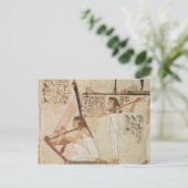 Twee muzikanten van de Tomb van Rekhmire Briefkaart (Staand voorkant)