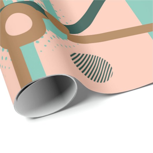 Twee naadloze patronen in verschillende kleuren. A Cadeaupapier (Rol Hoek)