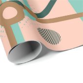 Twee naadloze patronen in verschillende kleuren. A Cadeaupapier (Rol Hoek)