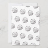 Twee naar de Maan 2de Verjaardag Jongen Ruimte Kaart (Achterkant)