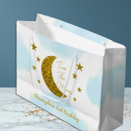 Twee naar de maan 2e verjaardag grote cadeautas