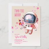 Twee naar de Maan Boho 2de Verjaardag Kaart (Voorkant)