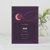 Twee Naar De Maan Kaart (Staand voorkant)