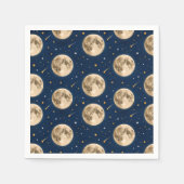 Twee naar de Maan Servetten Ruimtevaart Verjaardag (Voorkant)