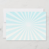 Twee naar het strand 2de verjaardagsuitnodiging kaart (Achterkant)