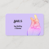 Twee namen Manicure Visitekaartje (Voorkant)