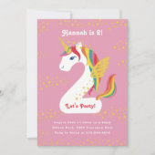 Twee nicorn Unicorn Tweede verjaardag Kaart (Voorkant)