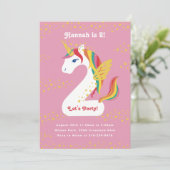 Twee nicorn Unicorn Tweede verjaardag Kaart (Staand voorkant)