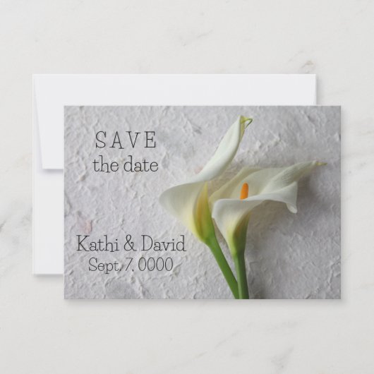 Twee nieuwe dommelies save the date (Voorkant)