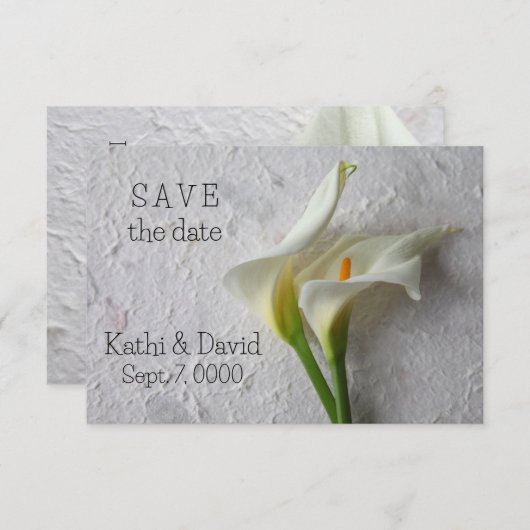 Twee nieuwe dommelies save the date (Voorkant / Achterkant)