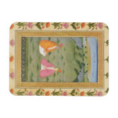 Twee nobels in een landschap, van Kleine C zitten Magneet (Horizontaal)