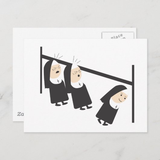 Twee nonnen... briefkaart (Voorkant / Achterkant)