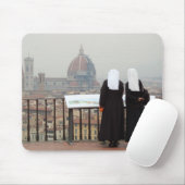 Twee nonnen, Florence, Italië Muismat (Met muis)