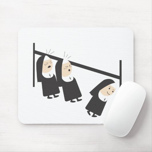 Twee nonnen... muismat (Met muis)