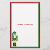 Twee Notenkraker Soldaten Kerst Briefpapier (Achterkant)