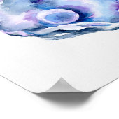 Twee oester schelpen met pdieren poster (Hoek)