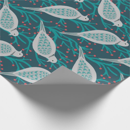 Twee (of meer!) schildpadden in blauwgroen cadeaupapier (Hoek)