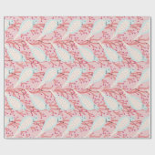 Twee (of meer!) schildpadden op roze grond cadeaupapier (Vlak)