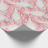 Twee (of meer!) schildpadden op roze grond cadeaupapier (Hoek)