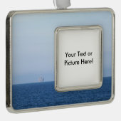 Twee olierijgen verzilverd omlijst ornament (Rechts)