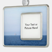 Twee olierijgen verzilverd omlijst ornament (Links)