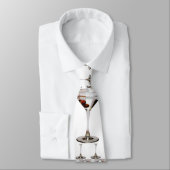 Twee olieve martini stropdas (Gebonden)