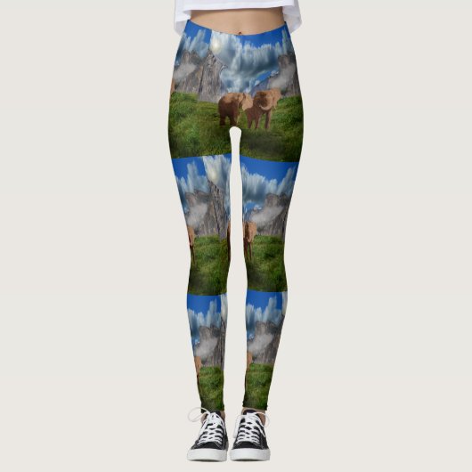Twee olieverf, Leggings (Voorkant)