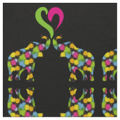 Twee olifanten uit liefde stof (Close Up)