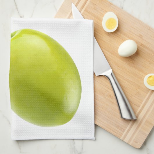 Twee olijven theedoek (Quarter Fold)