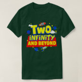 Twee oneindigheid en meer dan 2 jaar oude jongens t-shirt (Design voorkant)