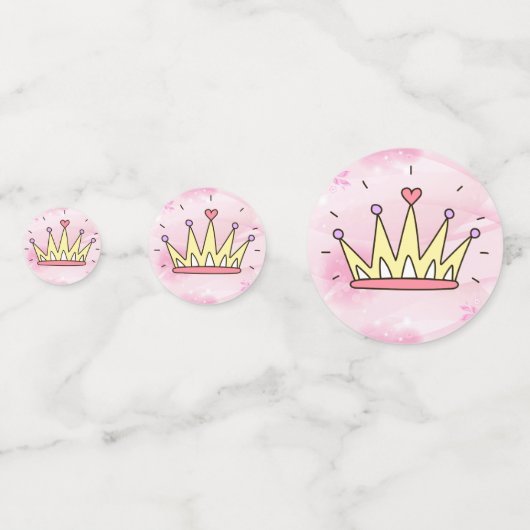 Twee ontwerpen voor verjaardagsfeestje confetti (Achterkanten)