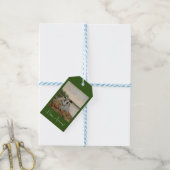 Twee op het strand, Arvid Liljelund Cadeaulabel (Met Touw)
