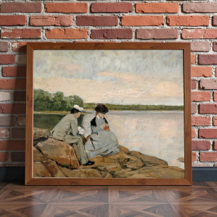 Twee op het strand, Arvid Liljelund Poster