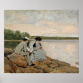 Twee op het strand, Arvid Liljelund Poster (Voorkant)