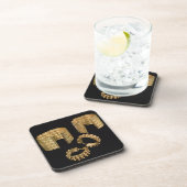 Twee open beugels en een paar oorringen drankjes onderzetter (Rechterzijde)