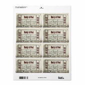 TWEE Opslaan als TICKET Etiket (Full Sheet)