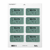 TWEE Opslaan als TICKET Etiket (Full Sheet)