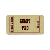 Twee opslaan op de datum etiket (Voorkant)