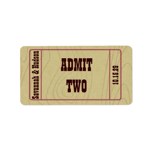 Twee opslaan op de datum etiket (Voorkant)