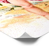 Twee opvallende vlinderkinderen poster (Hoek)