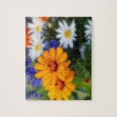 Twee Oranje bloemen Legpuzzel (Verticaal)