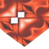 Twee Oranje Harten Tafelkleed (Gekanteld)