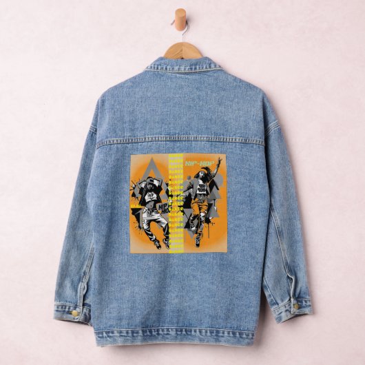 Twee Oranje heupdansers Denim Jacket (Hangar)
