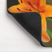 Twee Oranje Tiger Lillies en Buds Photography Muismat (Hoek)