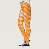 Twee Oranje toonpatronen Leggings (Links)