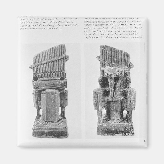 Twee organen magneet (Voorkant)