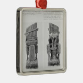 Twee organen metalen ornament (Rechts)