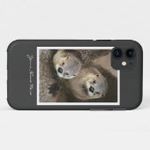 Twee Otters Case-Mate iPhone Case (Achterkant (horizontaal))